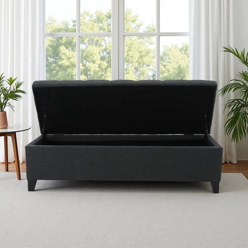 Storage Bench, Dark Gray