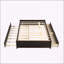 Lit double confortable avec lit gigogne simple et tiroirs doubles pour une fonctionnalité accrue-1675219063