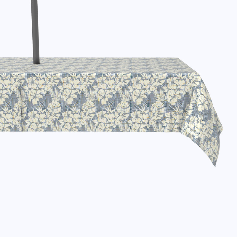 Hibiscus Tablecloth, 120" x 60"