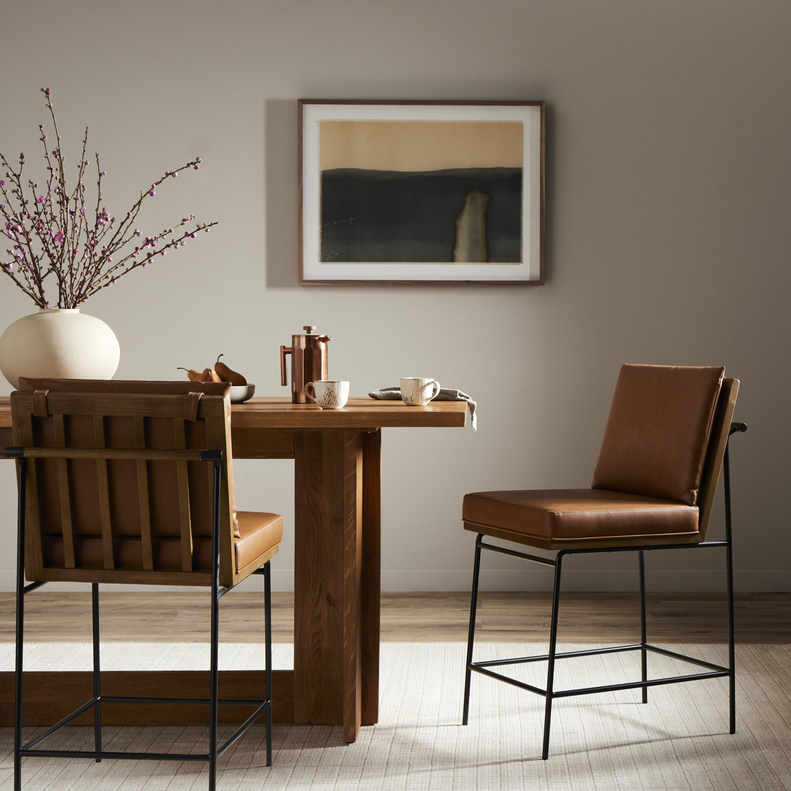 Julep Bar and Counter Stool, Sierra Butterscotch, Counter Stool (26" Seat Height)