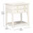 Carmona White 2-Drawer Tray Top Nightstand-1941979571