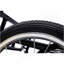 Remorque de cargaison de vélo pliable avec attelage de vélo universel, remorque de chariot de vélo avec roues et réflecteurs de 16 po, grand chariot de rangement de remorque de vélo à chargement