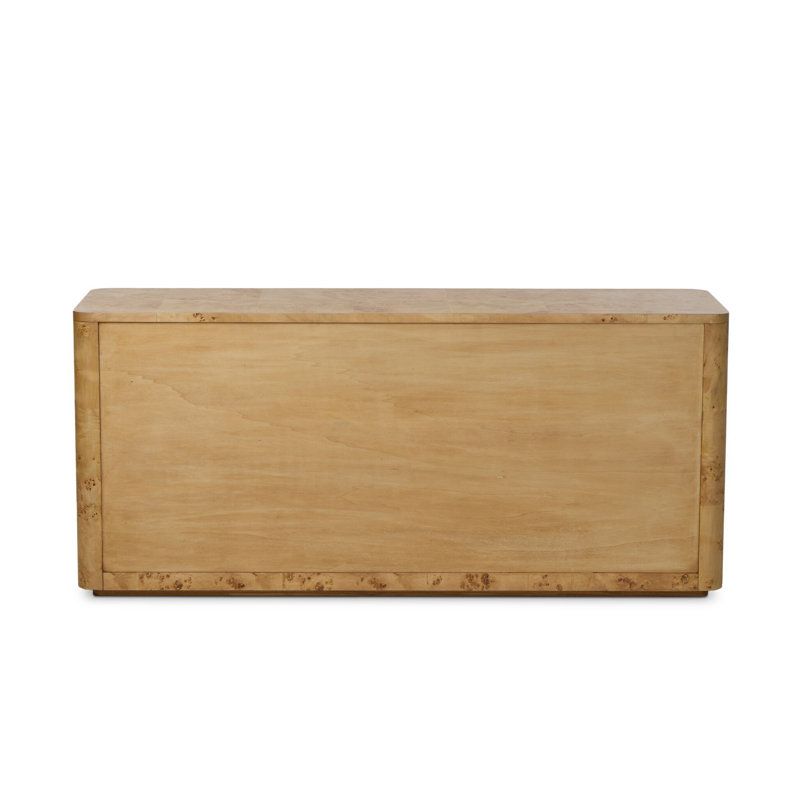 Mullins 6 Drawer Dresser-Natural Mappa Burl