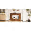 Console / canapé / table d'entrée 47 po avec rangement pour couloir, salon (brun foncé) 47 po | Idée cadeau