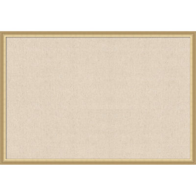  Tableau d'affichage encadré en tissu, lin naturel par Creative Bunch Studio
