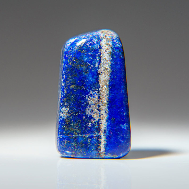 Polished Lapis Lazuli Palm Stone (0.15 Ibs)