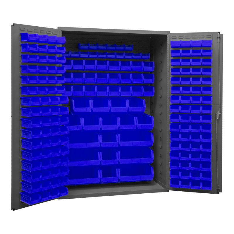 Zavijah Single Storage Cabinet ( 72 " H x 48 " W x 24 " D), Blue