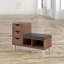 Faux Leather Upholstered Storage Bench
