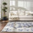 Bindin Oriental Navy Blue Area Rug-426653750