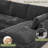 Modular Sectional Sofa with Chaise Lounge, Comfy Deep Dual-Layer Cushion Couch-128968747-128968744
