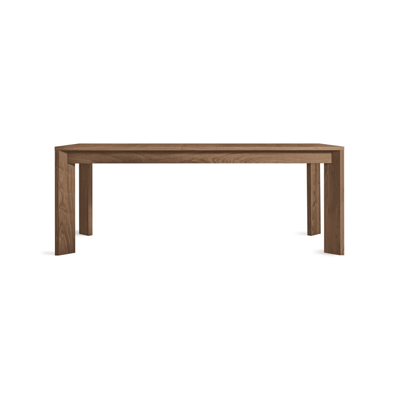 Moreover Solid Wood Dining Table, Walnut, 37" W x 84" L