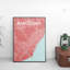 Barcelona City Map - No Frame Print-933474247