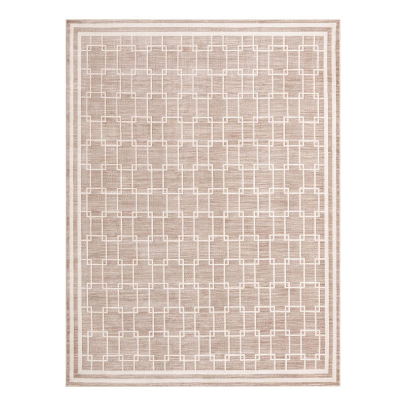 Tapis Jill Zarin Metropolitan Uptown beige, Rectangle 9 pi x 12 pi