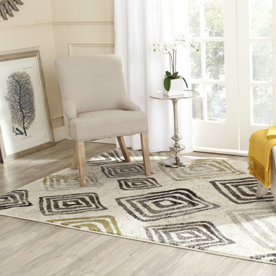 Brauer Abstract Hand Woven Area Rug
