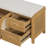 43" Wide Shoe Storage Bench With Cushion Entryway Bench Storage Bench With Storage And 2 Drawers-1133230692