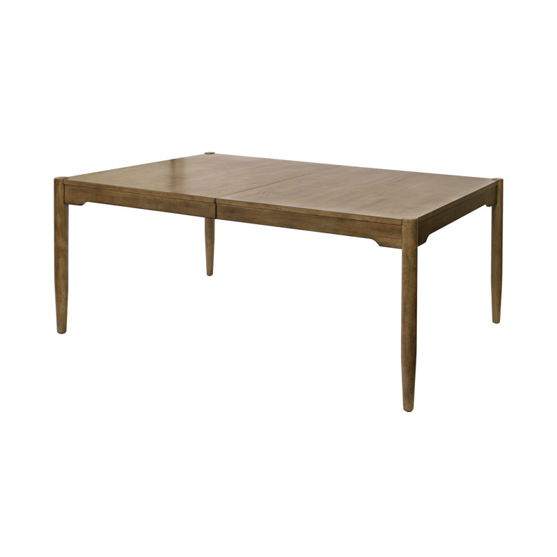 Nadira Modern Wood Rectangular Kitchen Dining Table, Brown, 30"H x 72"L x 40"W