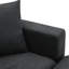 Canapé en L avec canapé convertible, 4 espaces de vie en tissu et décoration de chambre à coucher élégante-1450137967