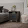 Clea Modern 2-Drawer Nightstand w/ Open Shelf - Bedside Table W17.7'