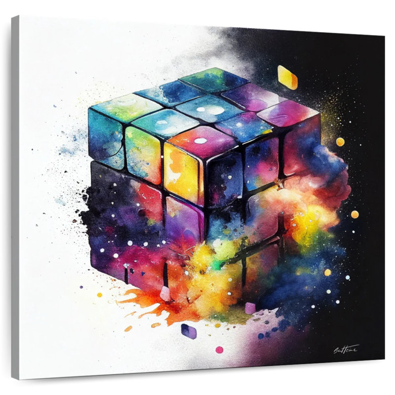 Senne Rubik, 16" H x 16" W