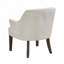Fauteuil rembourré en tissu avec 4 pieds-1009942935