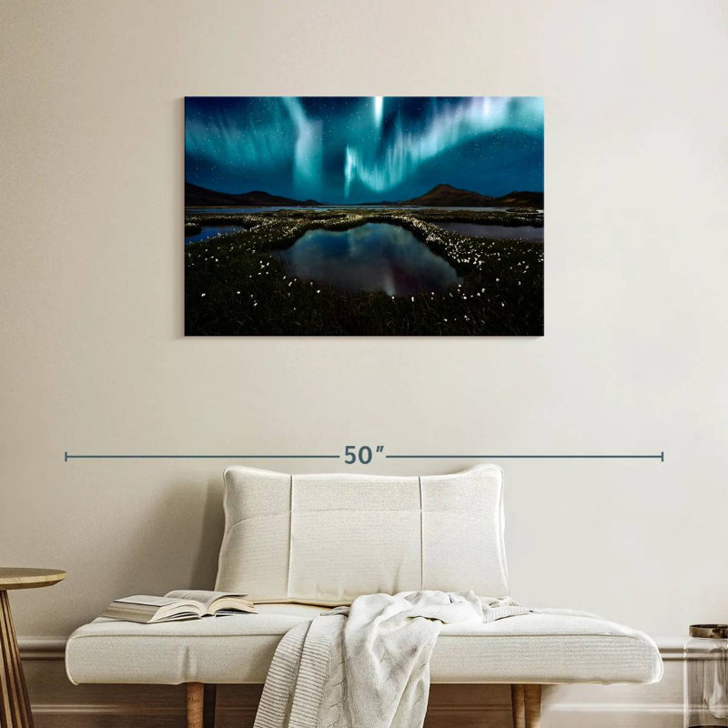 Alvord Landmannalaugar Northern Lights, H 24 po x l 36 po