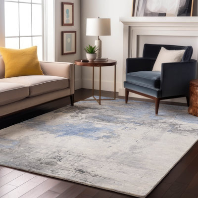 Tapis abstrait lavable à la machine de qualité supérieure AMF1685 Mehara