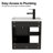20" Wall Mounted Small Bathroom Vanity with Integrated Sink, Faucet, Drain-724009170