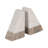 Jacia Stone Marble Bookends - Modern Geometric Decorative Accent with Heavyweight Pyramid Design, Elegant Home Decor