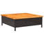 Parasol Base Cover 70X70x25 Cm Poly Rattan And Acacia-1660249382