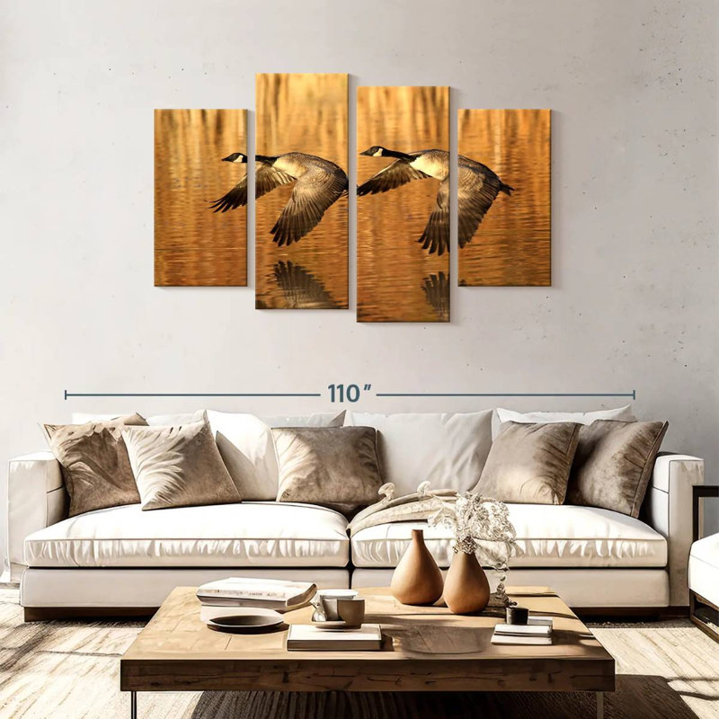 Brampt Low Flying Geese, 48" H x 75" W
