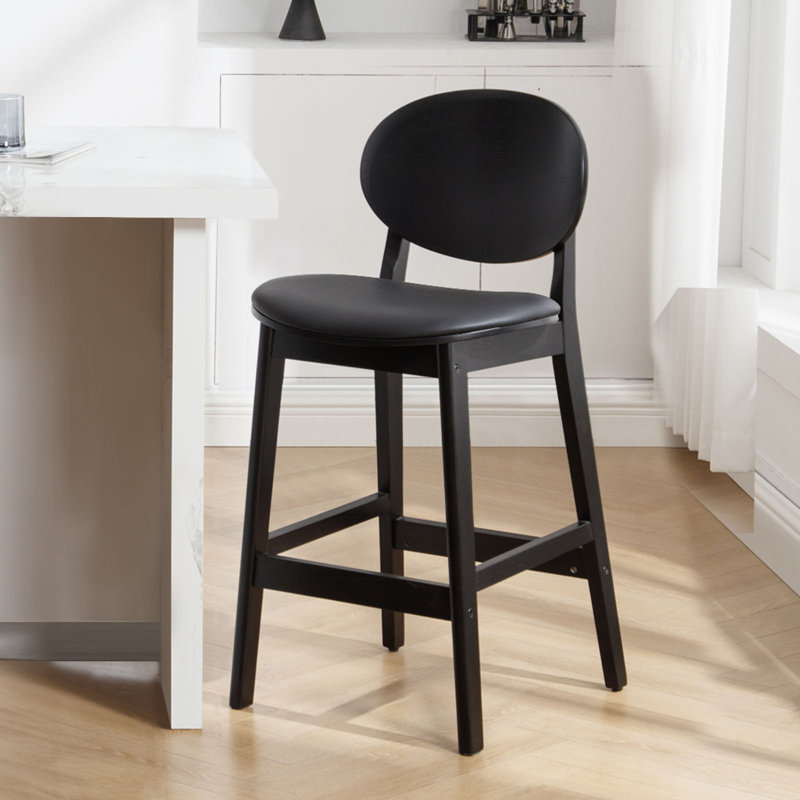 Tabouret de bar 26 po, Noir