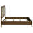 Lilya 57-inch Upholstered Queen Panel Bed Walnut-107134191