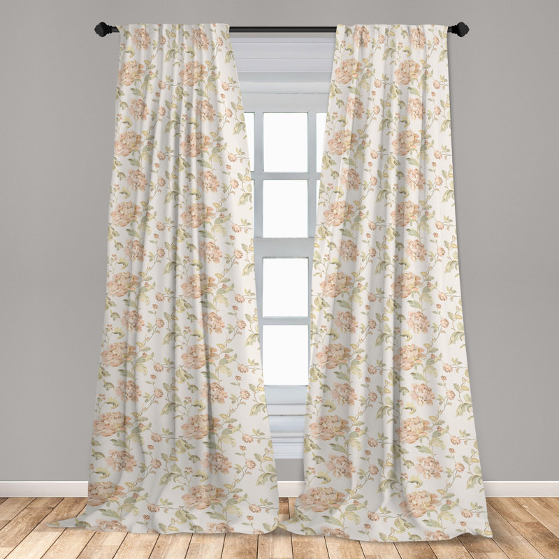 Semi Sheer Curtain Pair