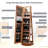 Brandley 21.5'' Wide Freestanding Jewelry Armoire-937867464