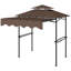 Abri de jardin extérieur 8 pi x 5 pi avec auvent latéral