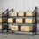 Étagère pour contenant d'expédition, P 59 po x l 22,36 po x H 59,25 po, support de rangement entièrement en acier, camion robuste et accessoires de rangement