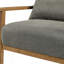 Chaise d'appoint rembourrée en bois massif Rayn-2067350304