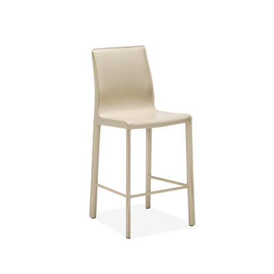 Jada Upholstered Stool with Metal Frame