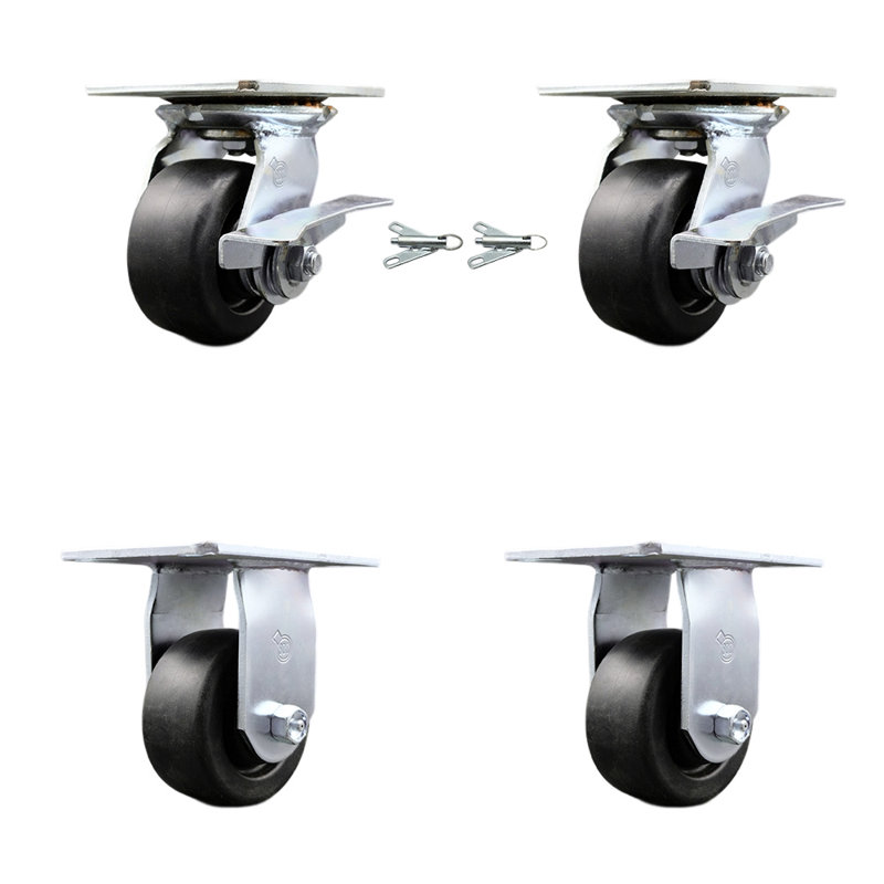 4 Piece Polyolefin Caster Set