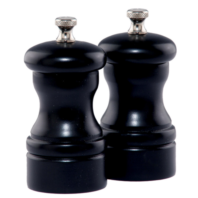 Ensemble de moulins à poivre et sel chef Capstan, Ébène