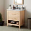 Ensemble de meuble-lavabo simple 30 po avec lavabo encastré ovale Burfield-589239192-589239195-591176596