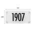 Plaque d'adresse 1 ligne Frura-102174355-102174352