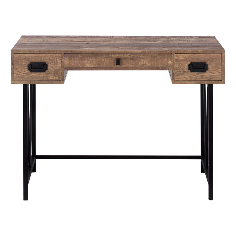 Bureau d'ordinateur, Brun