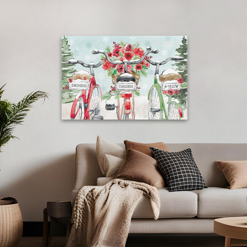 «Holiday Ride IV - Christmas Berries», H 32 po x l 48 po