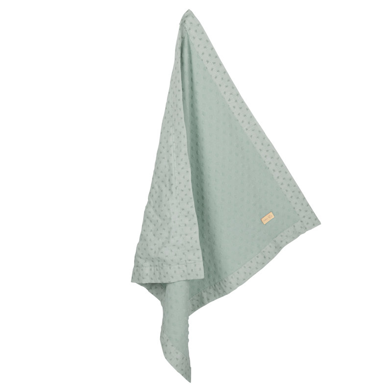 Cotton Blend Baby Blanket, Green