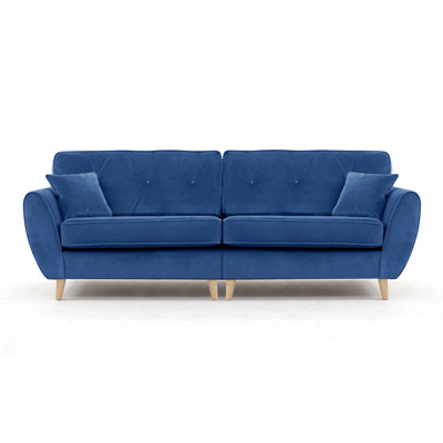 Rafe 4 Seater Velvet Sofa