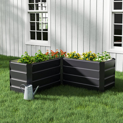 Bogdana Self-Watering Metal Planter Box