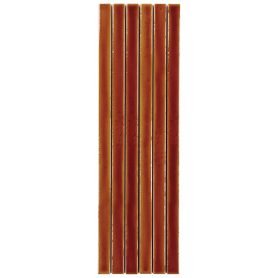 Kanbina 5x18 Brick Glossy Ceramic Mosaic Tile