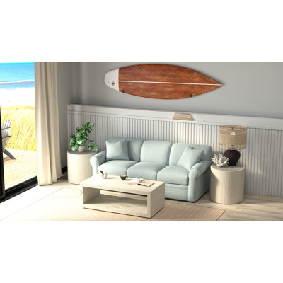 Aadhya 79" Rolled Arm Sleeper Sofa with Reversible Cushions