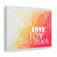 Love Joy Peace - Wrapped Canvas Print-316205773